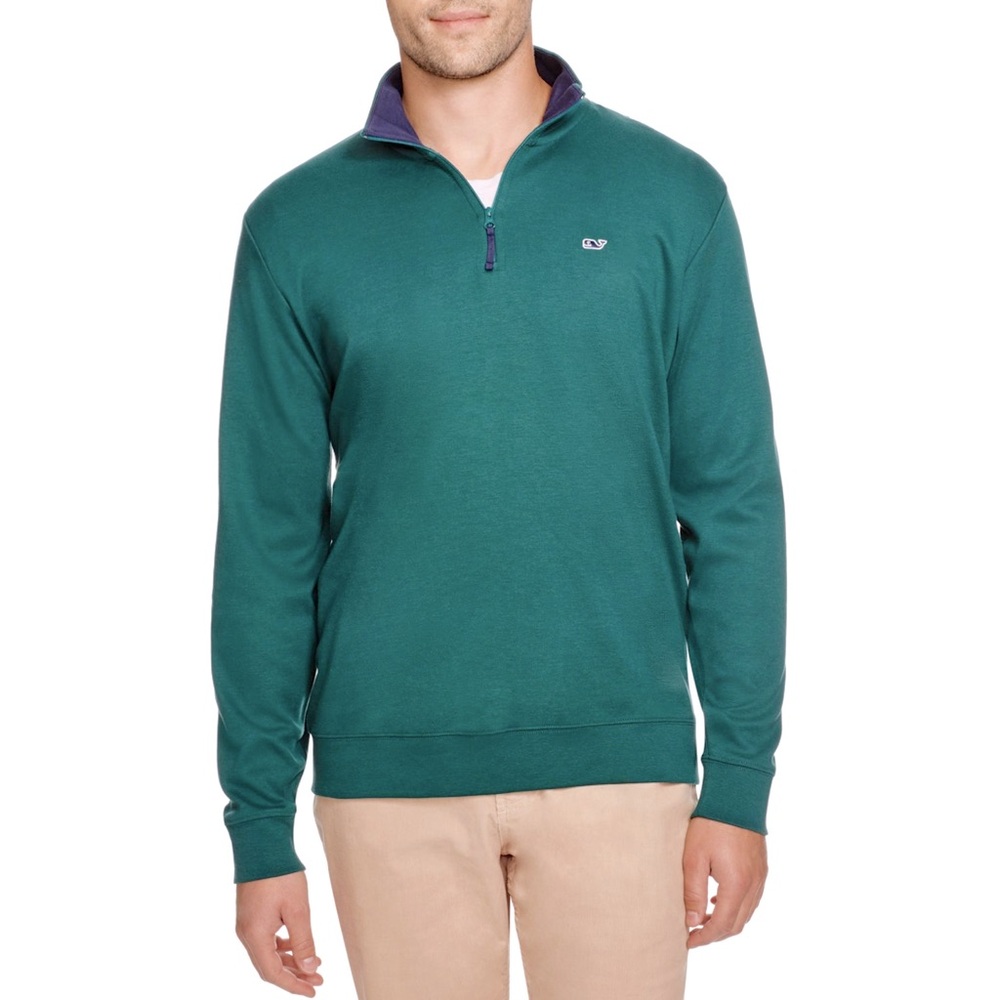 Vineyard Vines Green Quarter Zip